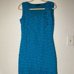 Max Edition teal, sleeveless dress, size medium.